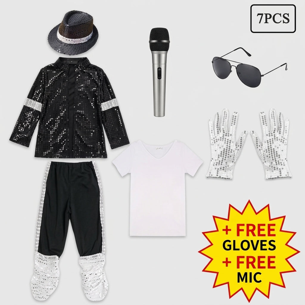 MJ Kids Costume – Complete Halloween Set